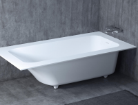 Ванна из искусственного камня Salini Orlando Vasta Kit 102114G 190x100 см, глянцевая