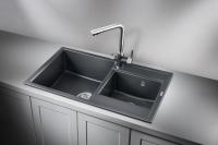 Кухонная мойка Granula 82 см 8201, ШВАРЦ