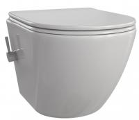 Унитаз подвесной безободковый с крышкой микролифт Taliente Amato 48,2 AM25010+SMcromo