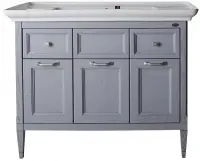 Тумба под раковину ASB Woodline Гранда 105 см, цвет: Grigio 11486 ГР