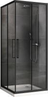 Душевое ограждение Abber Schwarzer Diamant 90x90 см AG02090BH
