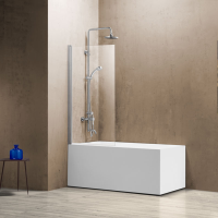 Шторка на ванну Vincea VSB 80 см VSB-11800CL