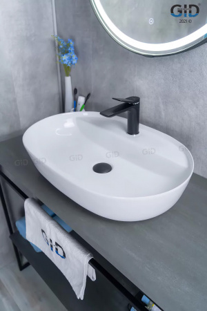 Фото раковина накладная gid d1346 61 см