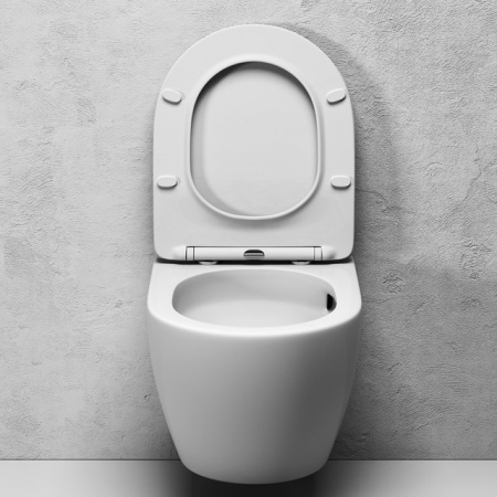 Фото унитаз подвесной безободковый abelsberg acrade cermic tornadoflush 52 см arc60801wh