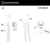 Фото встраиваемый смеситель для биде whitecross y sysybi2cr, цвет: хром