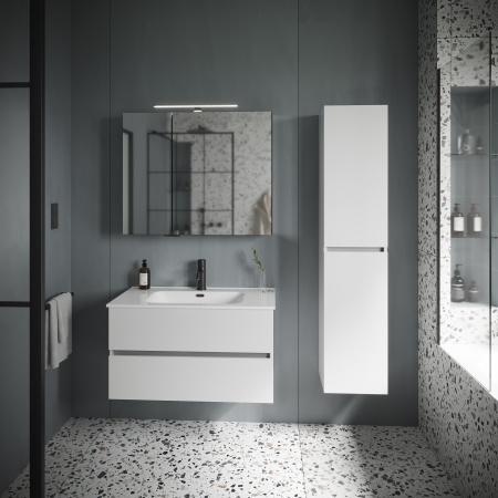 Фото тумба под раковину sancos urban 90 см, цвет: белый ur90w