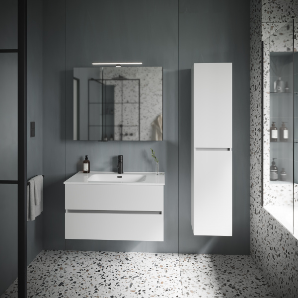 Фото тумба под раковину sancos urban 90 см, цвет: белый ur90w