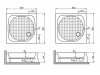 Фото поддон rgw lux/tn 80x80 см 16180188-21