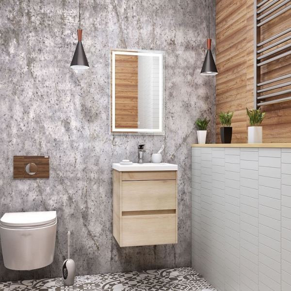 Фото тумба под раковину art&max family 40 см family-400-2c-so-pb