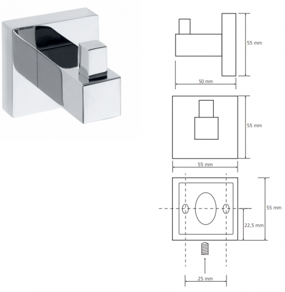 Фото крючок bemeta beta 132306172