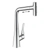 Фото смеситель для кухонной мойки hansgrohe metris select 73816000
