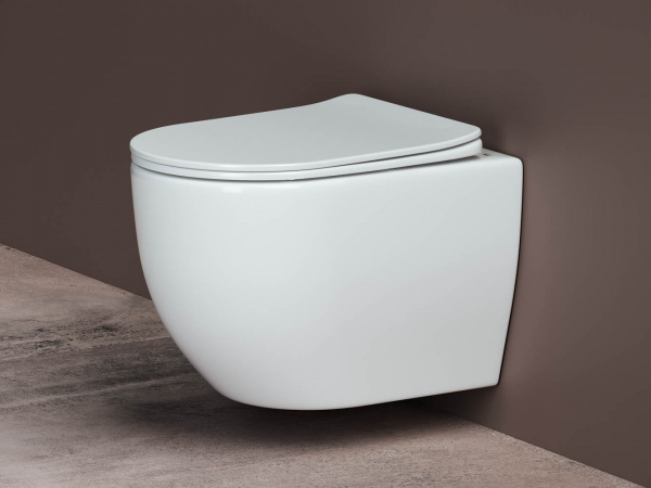 Фото унитаз подвесной, безободковый ceramicanova mia cn1805