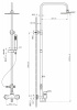Фото душевая стойка belbagno trula tru-doc-crm