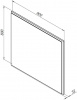 Фото зеркало aquanet nova lite 90 см 249516