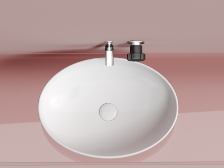 Фото раковина накладная ceramicanova element 50.2 см, цвет: белый cn6056mw