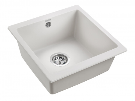 Фото кухонная мойка paulmark brilon 45 см pm104546-wh