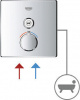 Фото термостатический смеситель для душа grohe grohtherm smartcontrol 29123000