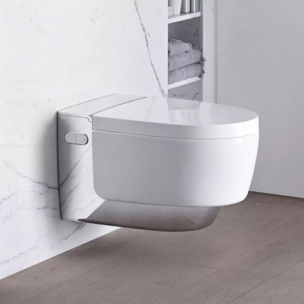Фото унитаз подвесной geberit aquaclean mera comfort 59 см 146.214.21.1