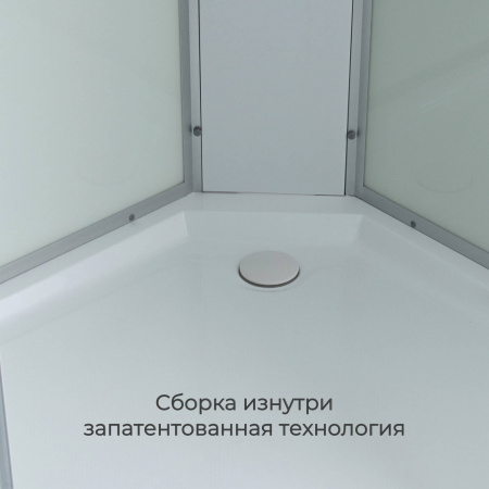 Фото душевая кабина avacan c2090led 90x90 см