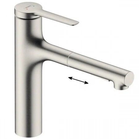 Фото смеситель для кухонной мойки hansgrohe zesis 74801800