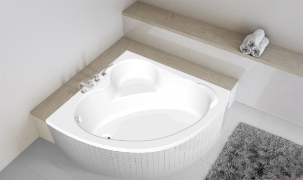 Фото акриловая ванна c-bath aurora 120x120 см cbs001001