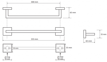 Фото полотенцедержатель bemeta beta 132204012