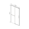 Фото душевая дверь vincea slim soft 100 см vds-1ss100cl