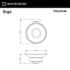 Фото мыльница подвесная whitecross ergo er2220gm, цвет: оружейная сталь