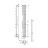 Фото электрический полотенцесушитель indigo  style 3 pro 150/13 lspre150-13wmrt