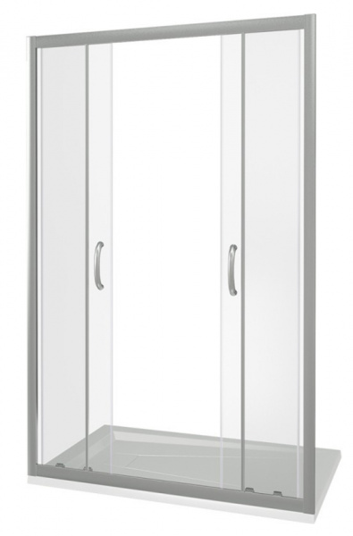 Фото душевая дверь good door infinity wtw-td-150-c-ch 150 см ин00034