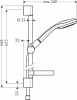 Фото душевой гарнитур hansgrohe croma 100 mono 1jet 27717000