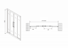 Фото душевая дверь abber schwarzer diamant ag33180h 180 см