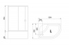 Фото душевое ограждение royal bath bk rb8120bk-c-l 120x80 см