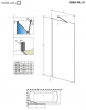 Фото шторка radaway idea pnj 70 см 10001070-01-01