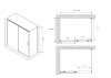 Фото душевое ограждение abber komfort ag93140b-s92b 140x90 см
