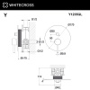 Фото встраиваемый смеситель для душа whitecross y y1235gl, цвет: золото