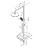 Фото душевая стойка am.pm x-joy f0785a622