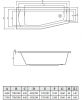 Фото акриловая ванна c-bath nika 170x70 см r cba00402r