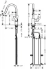 Фото смеситель для кухонной мойки hansgrohe focus 73880800
