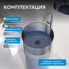 Фото раковина напольная abber kristall at2701saphir