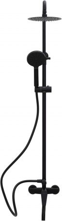 Фото душевая стойка allen brau eclipse 5.e1007-31 черный матовый