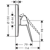 Фото смеситель для душа hansgrohe novus loop 71365000