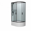 Душевая кабина Frank F412/2 L Black 120x80 см 152009