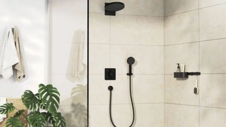 Фото смеситель для ванны hansgrohe duoturn q 75414670