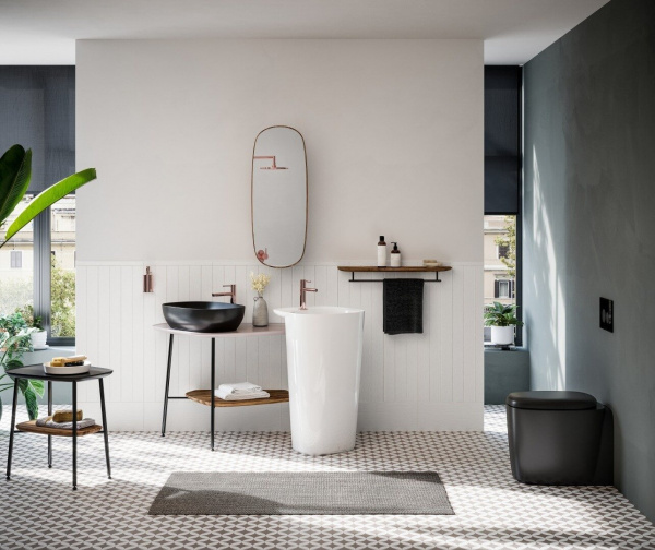 Фото плоское зеркало vitra plural 64059