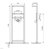 Фото инсталляция для раковины kk pol 350/zpu/705-00-00