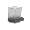 Стакан подвесной Whitecross Cubo CU2430GM, цвет: оружейная сталь