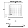 Фото поддон migliore 80x80 см ml.pdq-28.370.bi