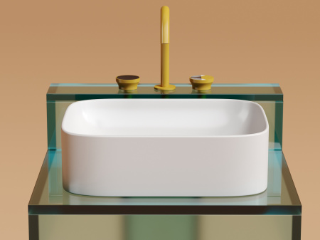 Фото раковина накладная ceramicanova element 50.5 см, цвет: белый cn6052mw