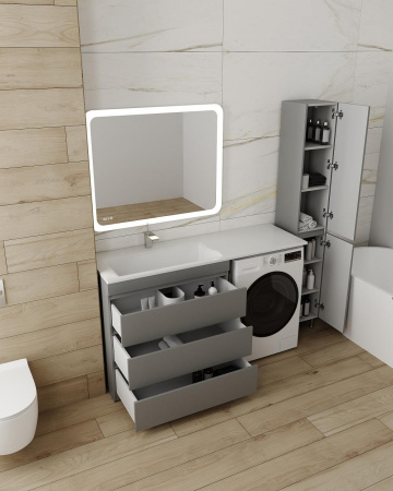 Фото тумба под стиральную машину style line даллас 85 см сс-00002617